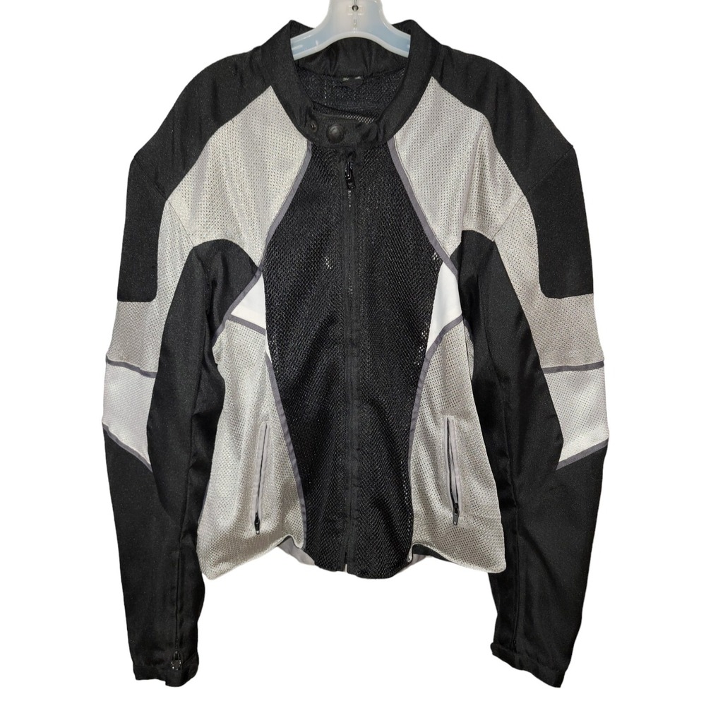 Frank Thomas Women's Padded Protection Motocross Mesh Motorcycle Jacket Sz XXXL